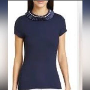 🔥🔥🔥Ted Baker London - Nickita Embellished Neck T-Shirt
navy / 3